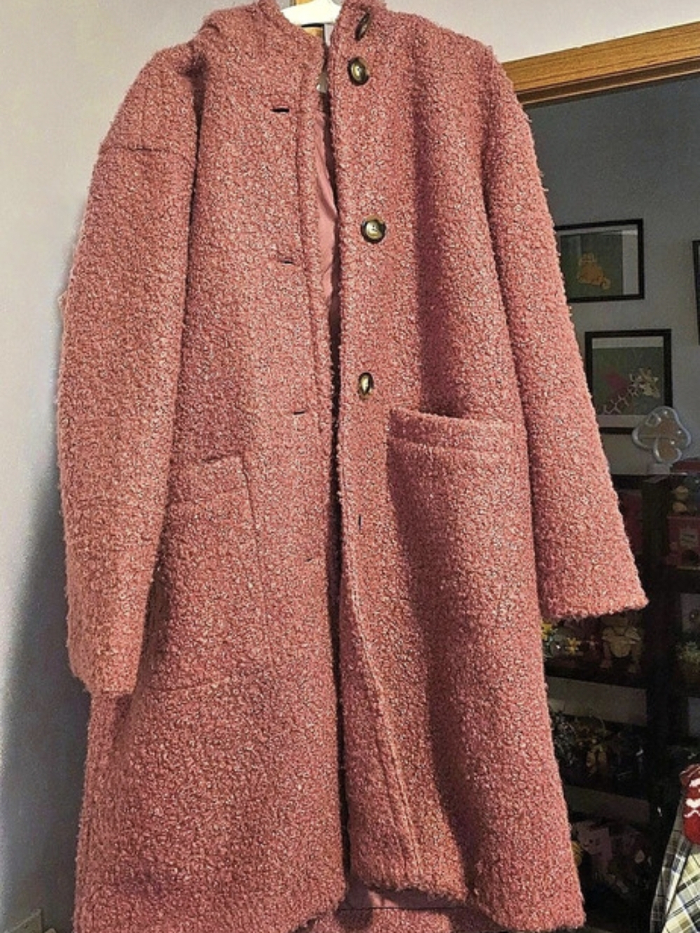 a new day Teddy Coat Pink XxL
